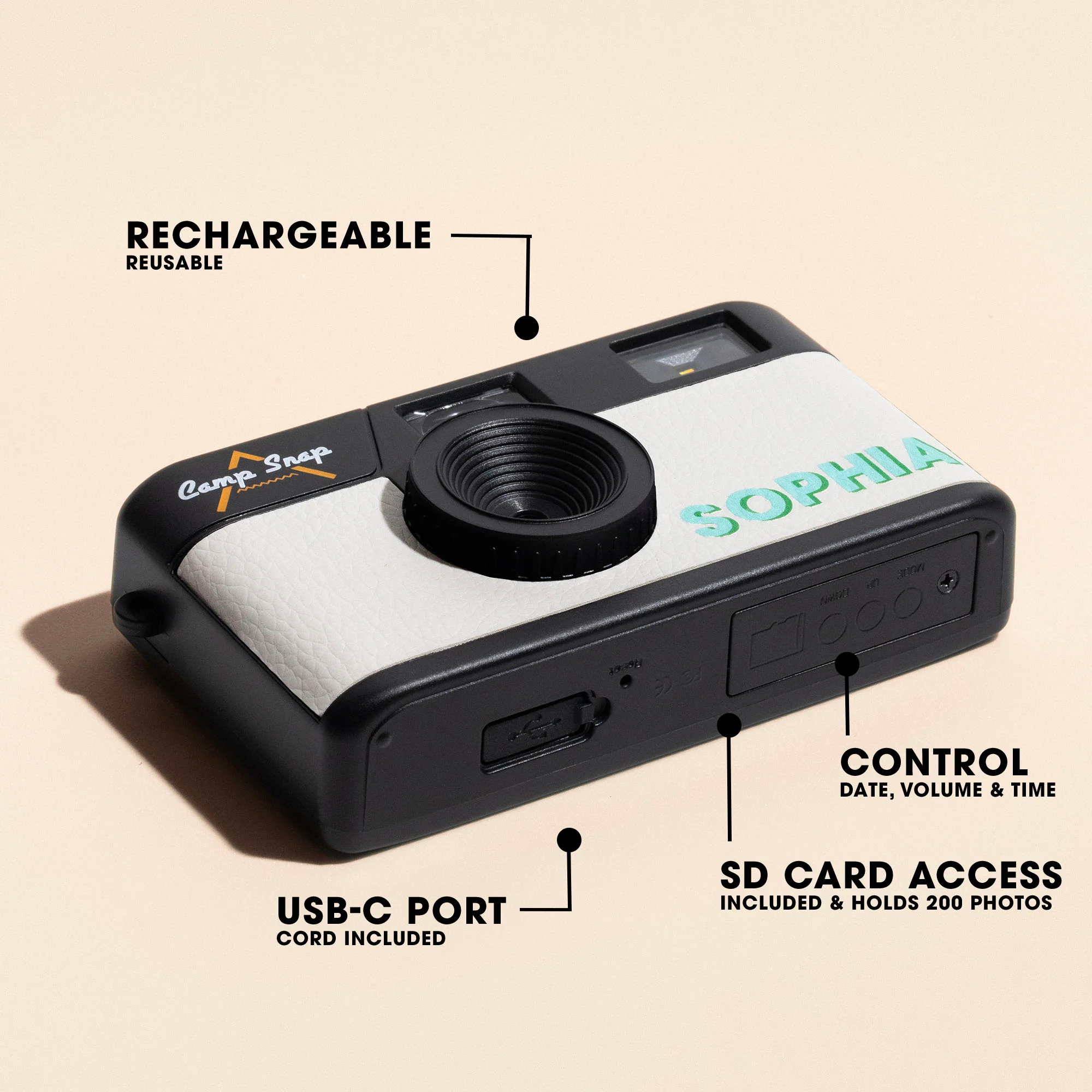 Camp Snap Custom Camera Arctic White - Image 3